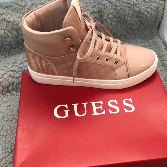 high top guess sneakers